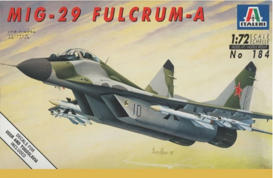 1/72 Avión MiG-29 Fulcrum-A de Italeri