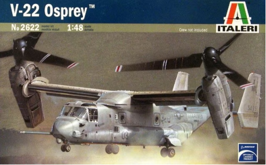 1/48 Helicóptero V-22 Osprey de Italeri
