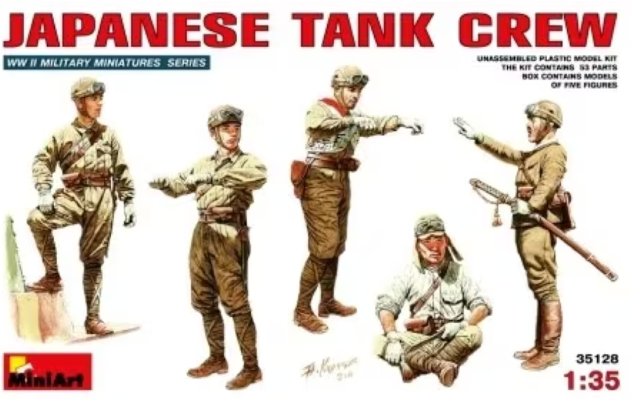 1/35 Japanese Tank Crew de Miniart
