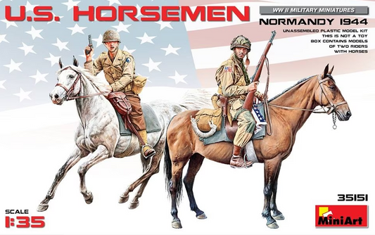 1/35 U.S. Horsemen Normandy 1944 de Miniart