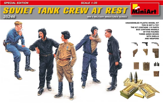 1/35 Soviet Tank Crew at Rest Special Edition de Miniart