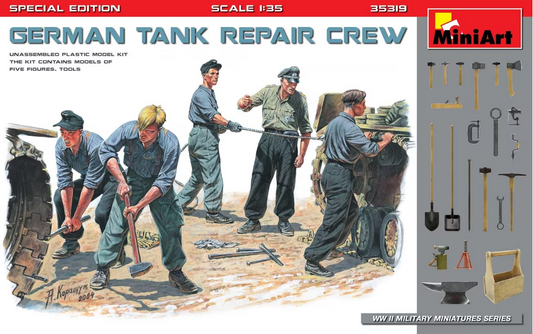 1/35 German Tank Repair Crew Special Edition de Miniart