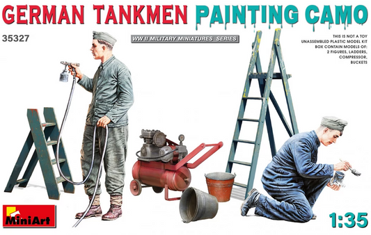 1/35 German Tankmen Painting Camo de Miniart