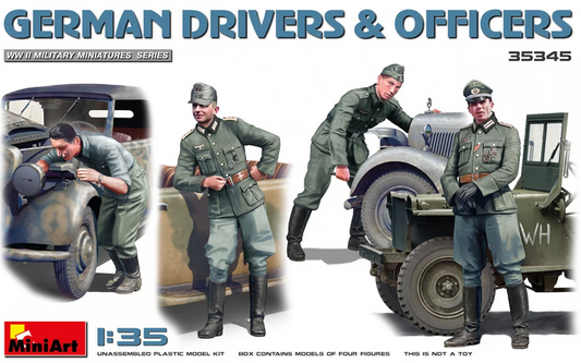 1/35 German Drivers & Officers de Miniart