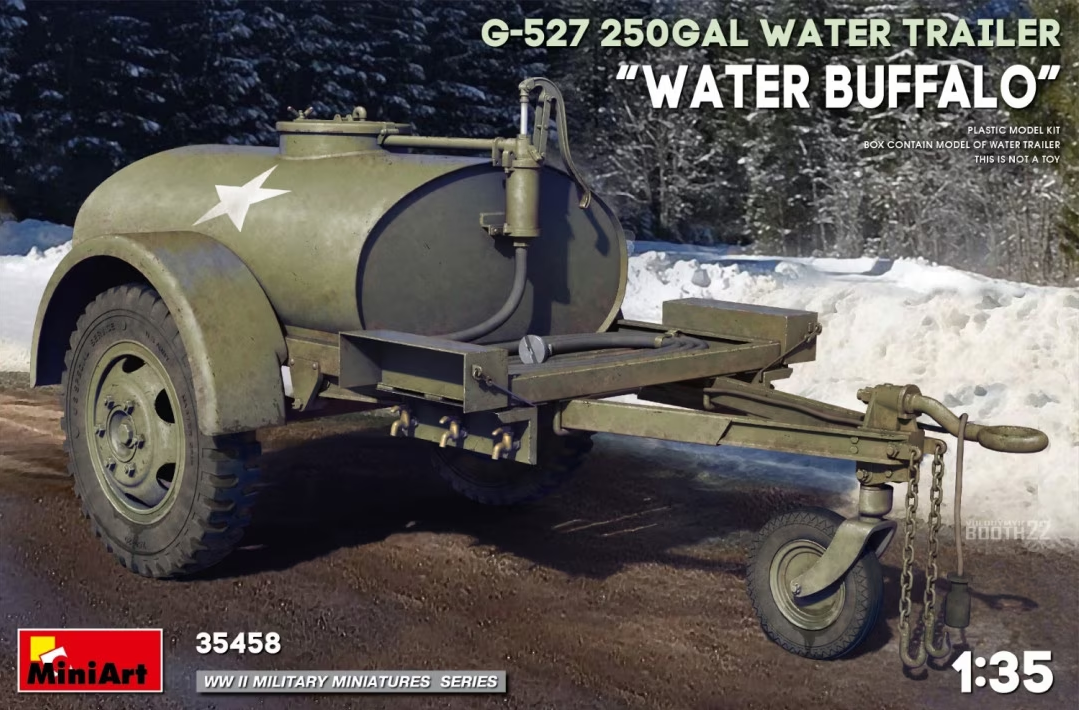 1/35 US Army G-527 250 gal Water Trailer "Water Buffalo" WWII