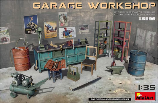 1/35 Garage Workshop WWII de Miniart