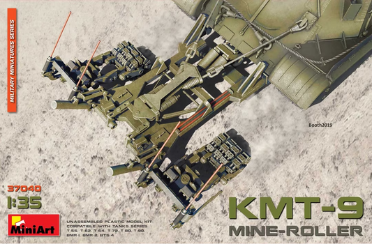 1/35 KMT-9 Mine Roller for T-55, T-62, T-64, T-72, T-80, T-90, BMR-1, BMR-2, BTS-4