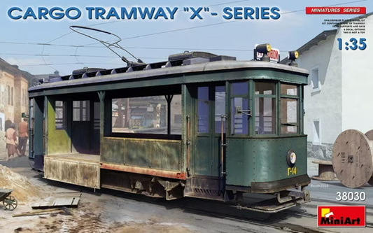 1/35 Cargo Tramway “X”-series. Vehículo de transporte civil. Tranvía. WWII
