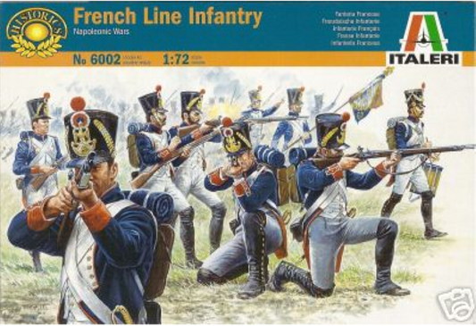 1/72 French Line Infantry. Napoleonic Wars. Italeri