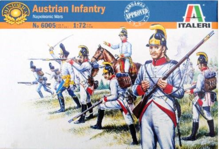 1/72 Austrian Infantry. Napoleonic Wars