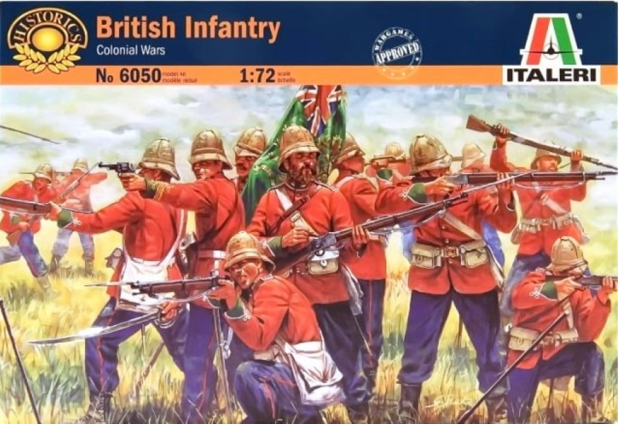 1/72 British Infantry. Colonial Wars.