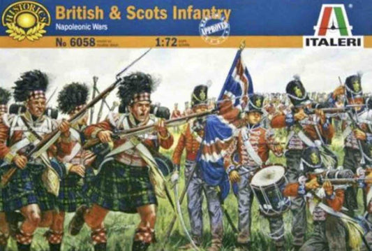 1/72 British & Scots Infantry. Napoleonic Wars
