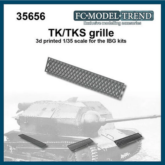1/35 TK/TKS Mesh Grille.  Rejilla de malla TK/TKS