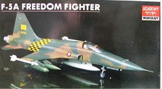 1/48 Maqueta Avión Northrop F5A Freedom Fighter Kit para montar Academy