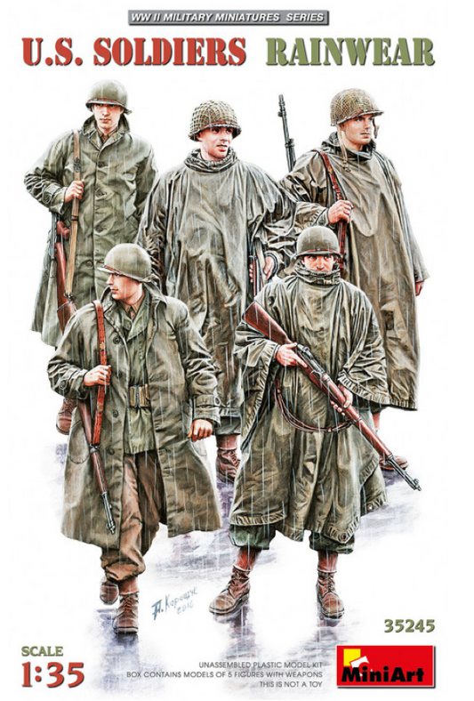 1/35 U.S. Soldiers Rainwear. WWII