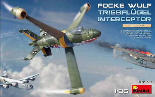 1/35 Avión Focke-Wulf Triebflügel Interceptor