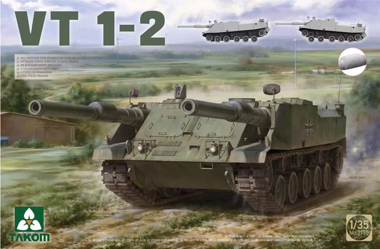 1/35 VT 1-2 Prototipo de tanque con dos cañones del ejercito Alemán