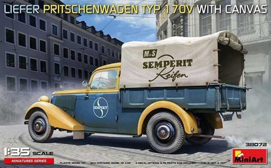 1/35 Miniart Furgoneta Liefer Pritschenwagen TYP 170V w/ Canvas  PREVENTA