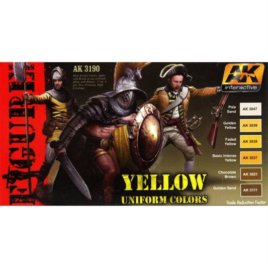 Set Pintura - Figures Yellow Uniform Colors