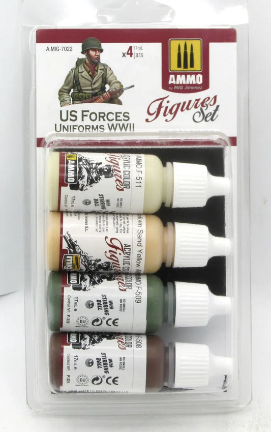 Set Pintura - Figures Set US Forces Uniforms WWII