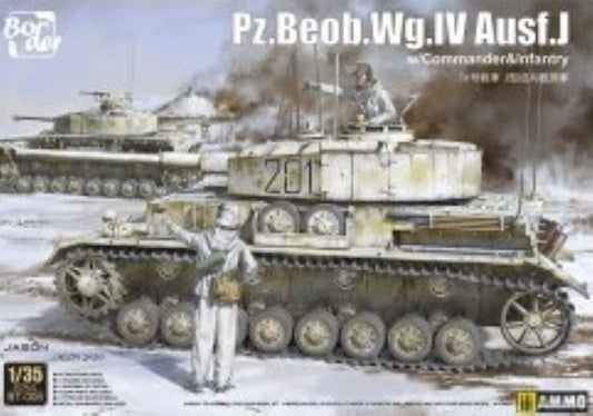 Pz.Beob.Wg. IV Ausf. J w/Commander&Infantry