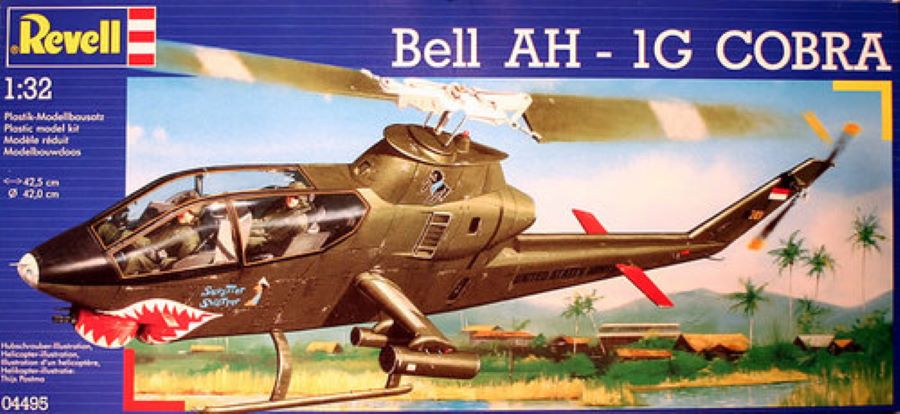 Bell AH-1G Cobra US Helicóptero. Actuó en la Guerra del Vietnam