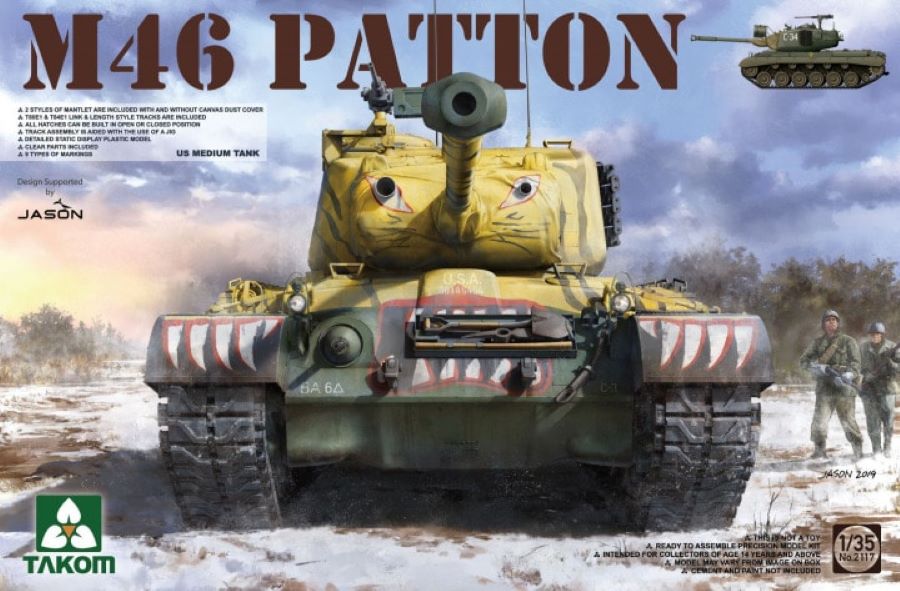 M46 Patton. US Medium Tank