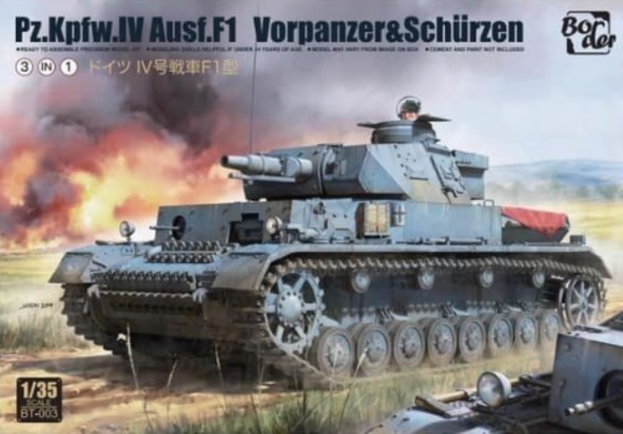 Pz.Kpfw. IV Ausf. F1 Vorpanzer & Schürzen (3 in 1)