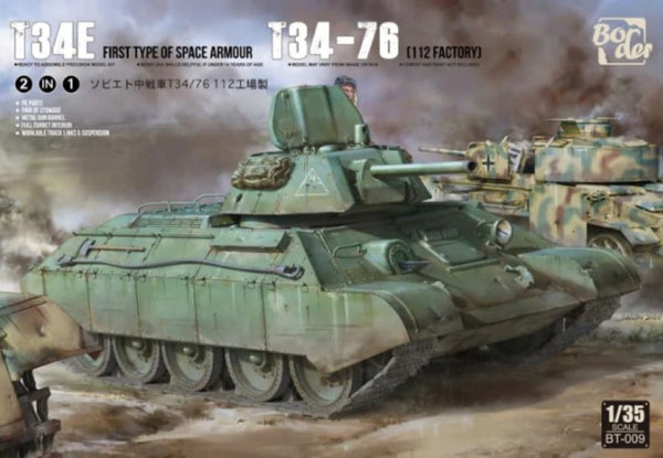 T-34-76 (112 factory) / T-34E First Type of Spaced Armour