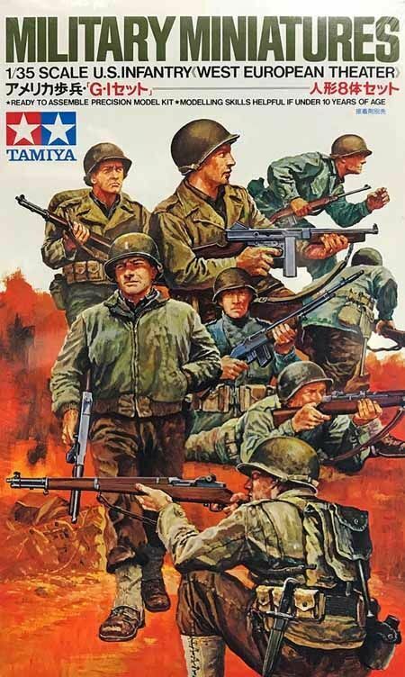 Set figuras de Infantería de US Segunda Guerra Mundial