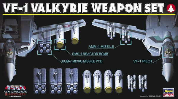 Avión VF-1 Valkyrie Weapon Set Serie Macross