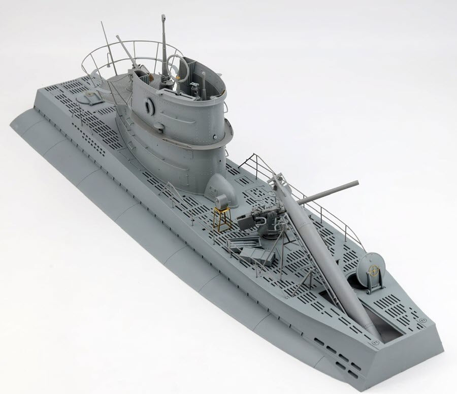 DKM Type VII-C U-Boat Upper Deck. Submarino Alemán Segunda Guerra Mundial
