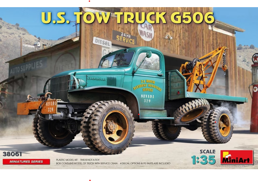 U.S. Tow Truck G506 Kit Maqueta de Miniart Escala 1/35