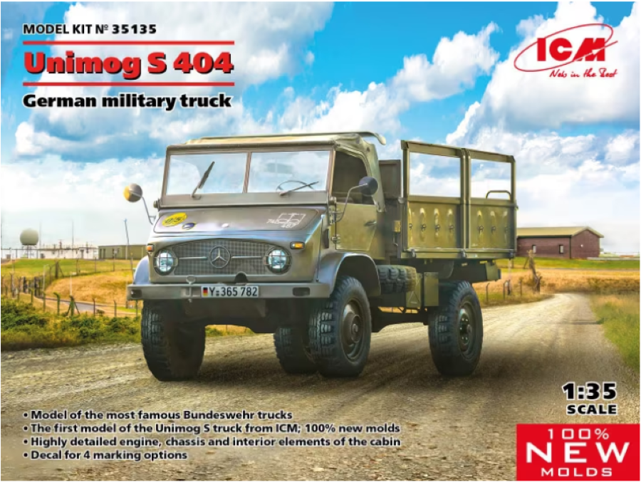 Unimog S 404. German military truck
