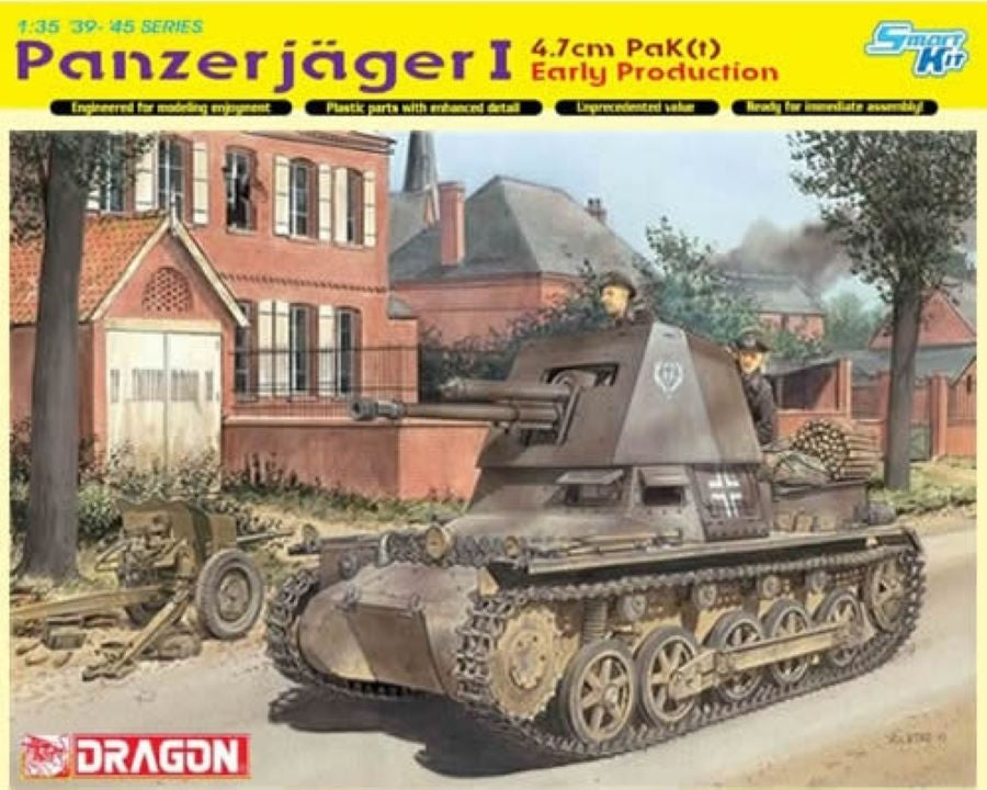 Maqueta Tanque Alemán Panzerjager I  4.7 cm Pack (t) Early Prodcution