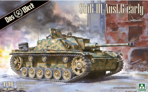 StuG III Ausf.G Early. Segunda Guerra Mundial. Maqueta de Tanque Alemán en WWII