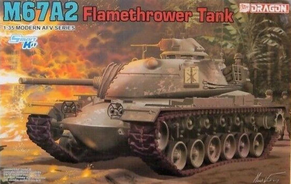 Maqueta del Tanque Lanzallamas M67-A2 Flamethrower Tank de Dragon