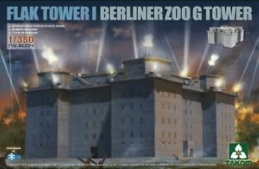 1/350 Flak Tower I Berliner Zoo G Tower