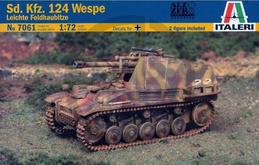 1/35 Sd.Kfz.124 Wespe. Obús autopropulsado alemán de la Segunda Guerra Mundial