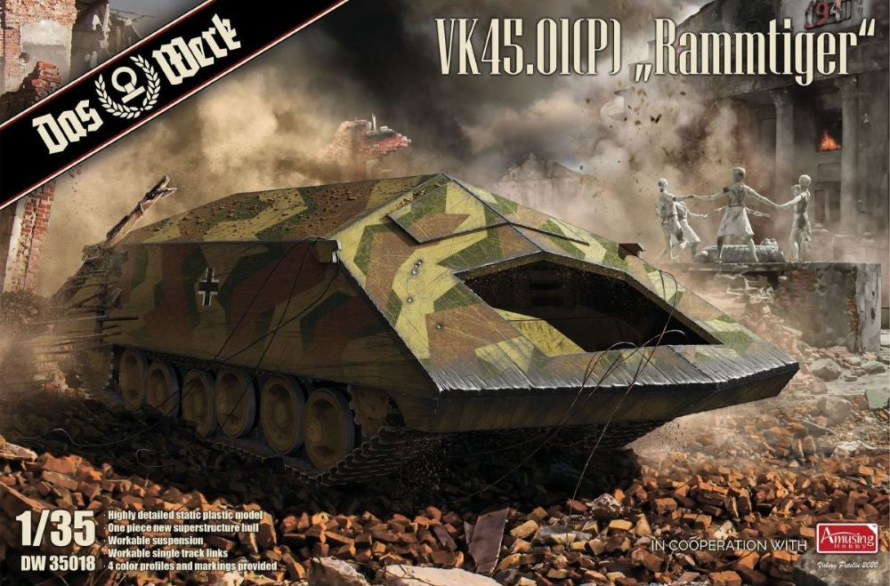 VK4501(P) "Rammtiger". Segunda Guerra Mundial